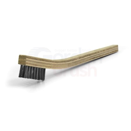 GORDON BRUSH 3/8" Brush D .022" Nylon Bristle D Abrasive Nylon Single-Spiral 14SS-003G-12